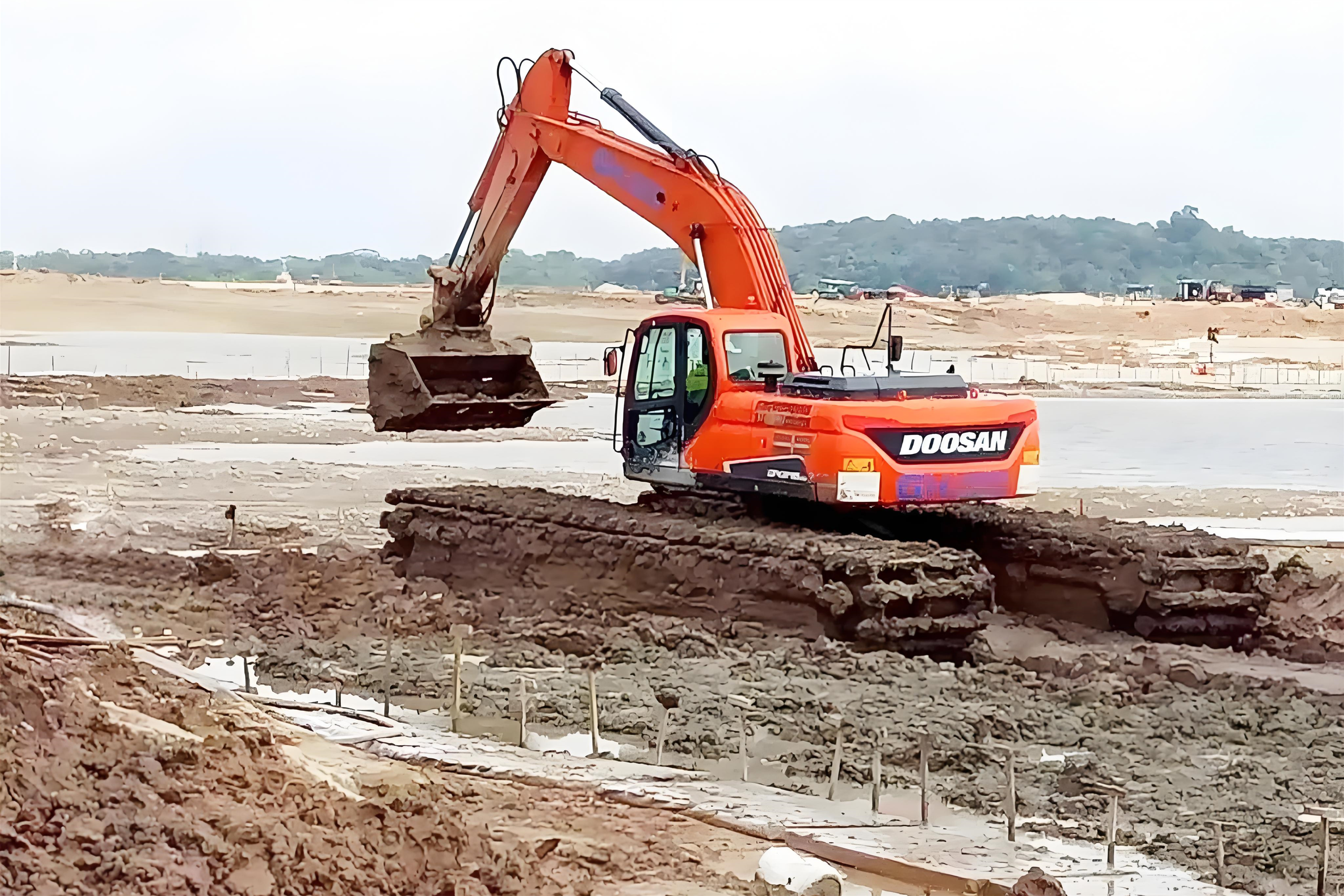 浙江臺州挖機清淤施工隊 - 挖機清淤時如何判斷淤泥承載力？